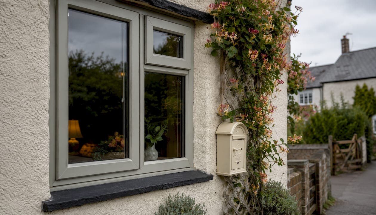 Pebble grey UPVC windows: RAL 7032 respray guide