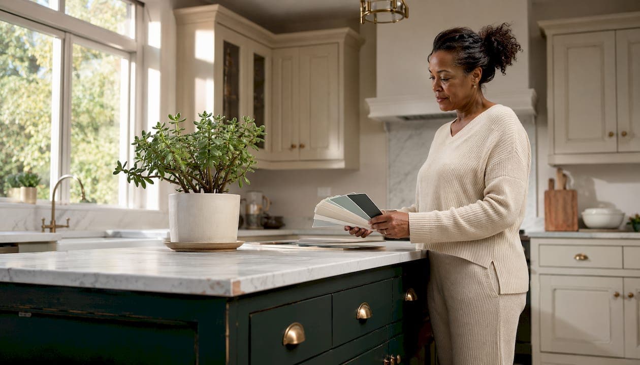 Kitchen island colour ideas for South Wales homeowners
