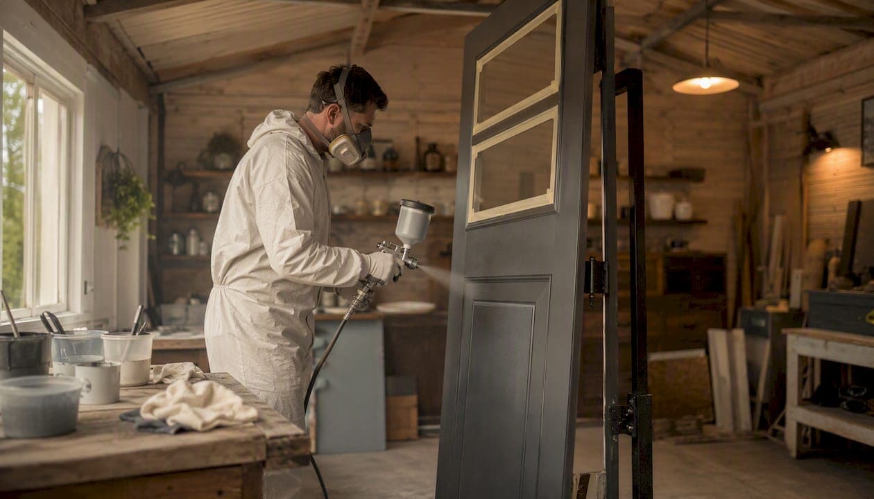 Can you spray composite doors? A South Wales guide