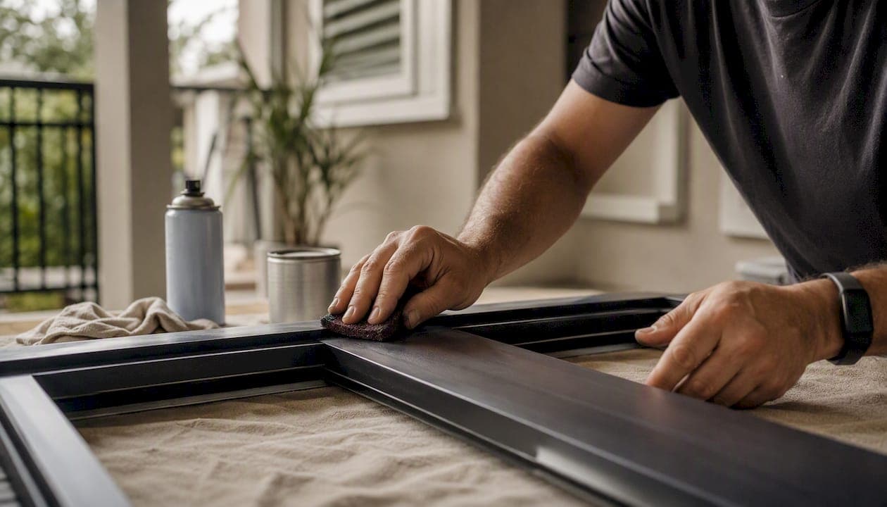 How to repaint powder coated aluminium: a DIY guide