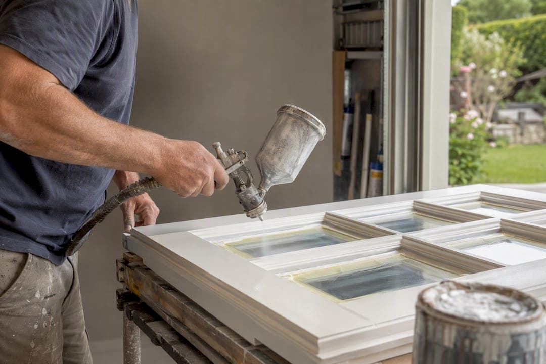 Can you spray uPVC French doors? Yes, and here's how