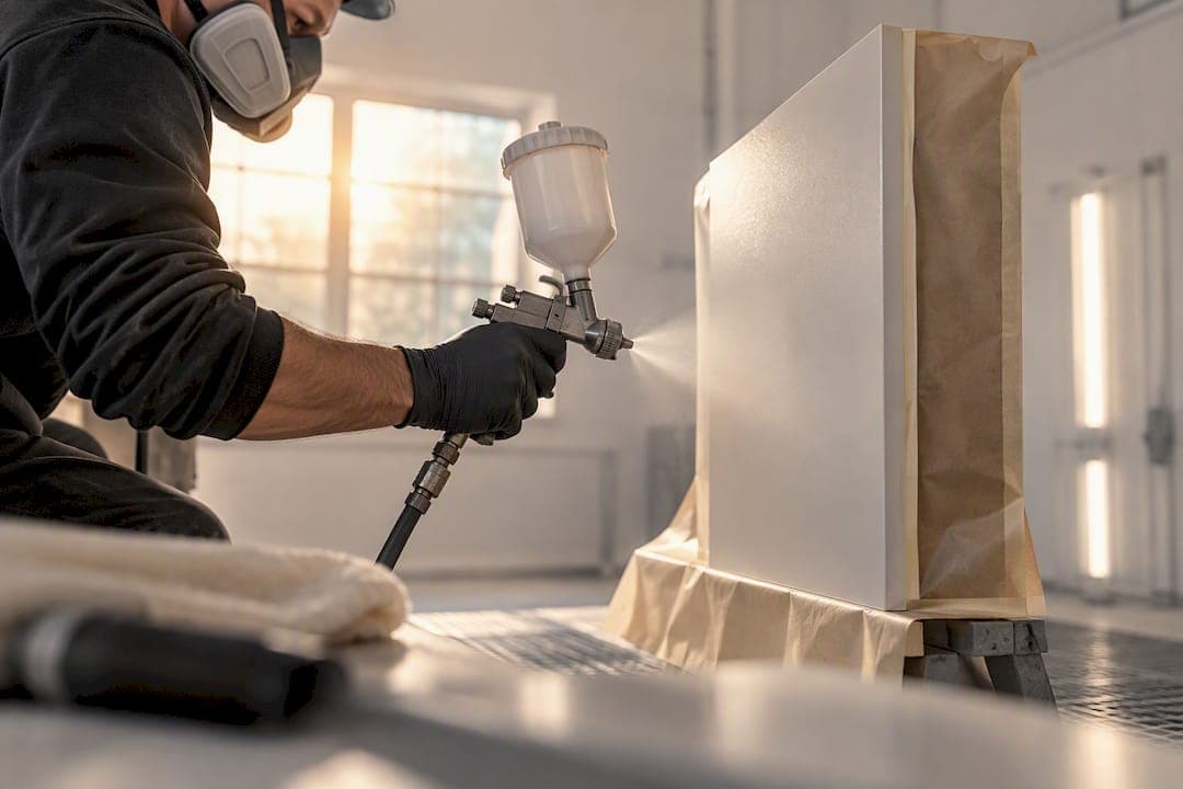 Kitchen End Panel Respray: Fixed Price, Five Year Warranty for UK Homes