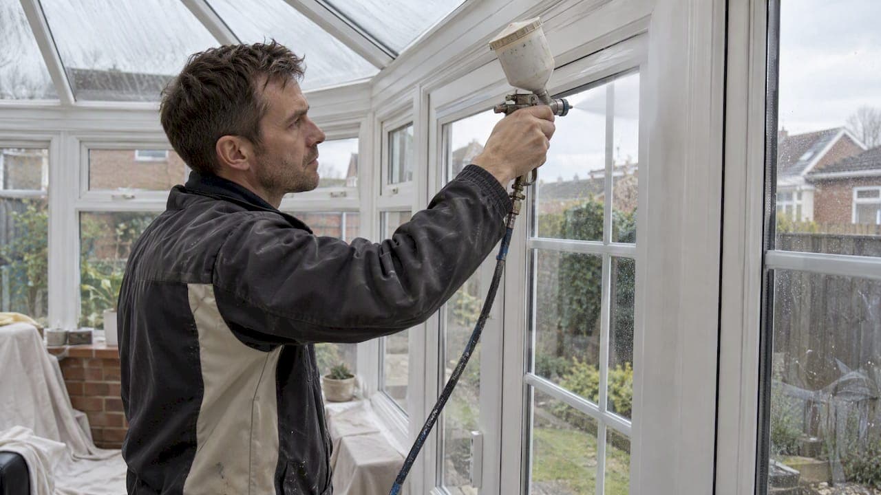 UPVC Spraying: Small Jobs Take Hours, Curing Takes Days in UK Homes