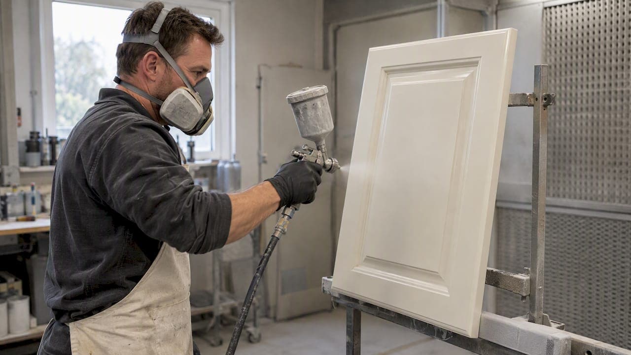 Spraying Profiled Kitchen Doors: How It Is Done and What to Expect